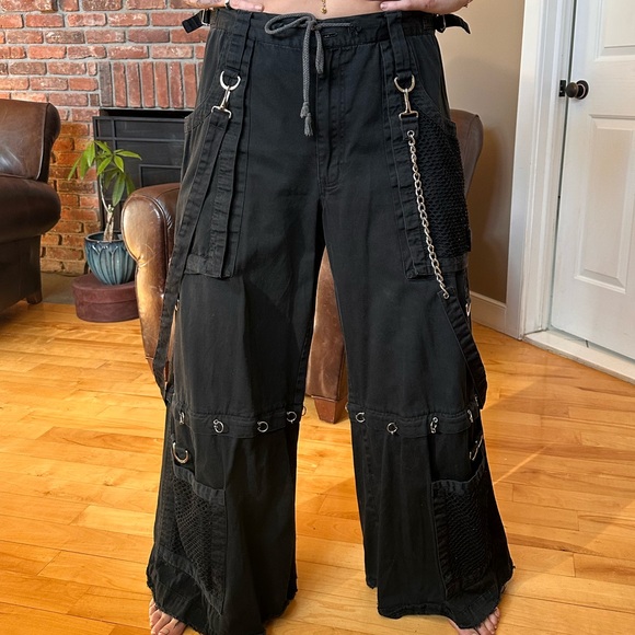 TRIPP NYC Wide Leg Baggy Chain Pant - Picture 1 of 16